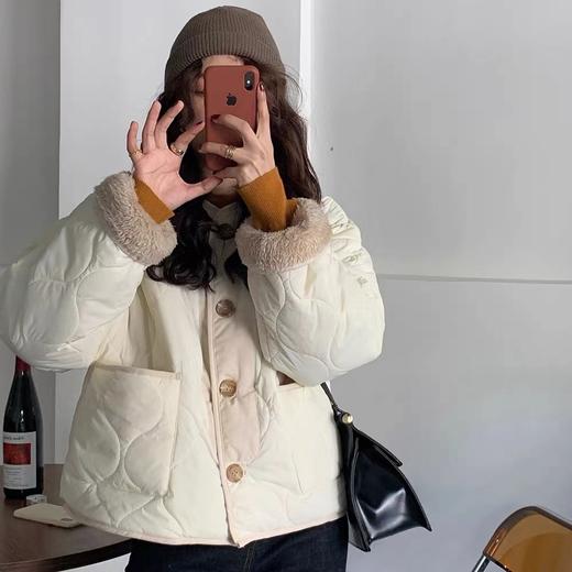 特价出！不退换！ 保暖厚实两面穿菱格棉衣外套！ 商品图2