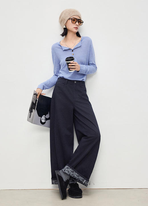 【高品质私服】【D家浮雕提花牛仔窄腰小香蕉裤】垂感饱满还舒弹，既随性不羁，又复古细腻，G1597-CC【无标出货 介意慎拍】 商品图6