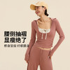 跃牌【禅语梵心】翻领大领口健身服女芭蕾运动上衣跑步长袖T恤弹力瑜伽服CX3526 商品缩略图0