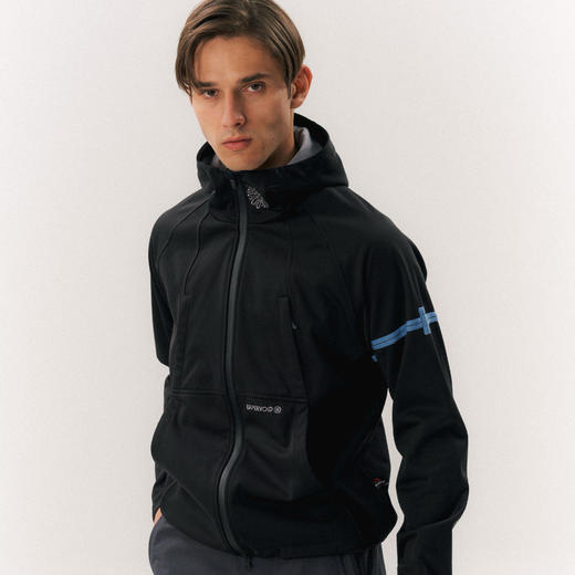 KAMALU加绒软壳衣户外防护软壳外套男冬新款UPPERVOID二普纬度 商品图4