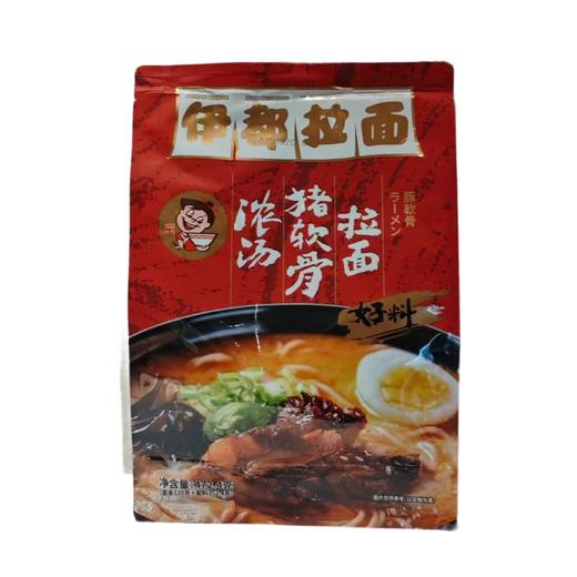 伊都 浓汤猪软骨拉面 472.4g/包 商品图0