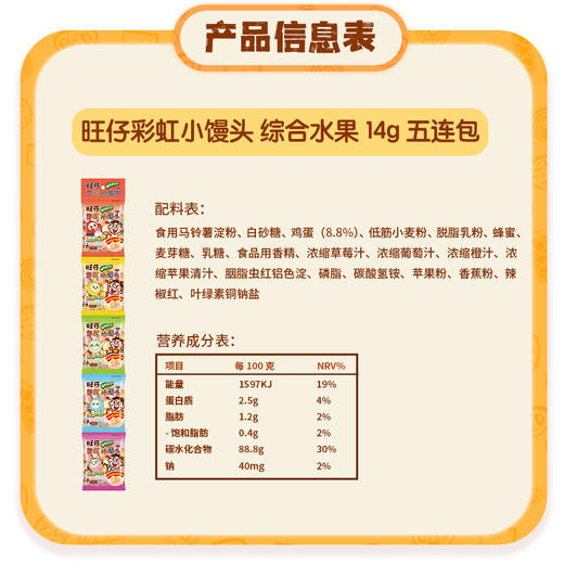 旺仔彩虹小馒头多规格 商品图11