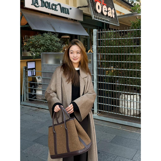 2511312   50羊绒 经典浴袍款大衣 商品图12