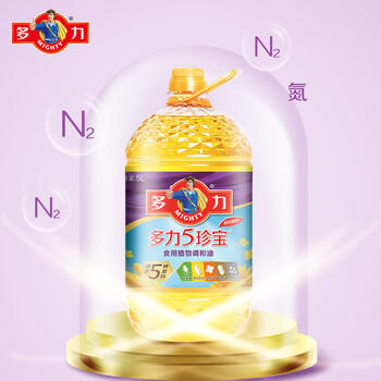 多力非转基因5珍宝食用植物调和油5L 清香型 植物油 /粮油调味 /食用油 /调和油 商品图0