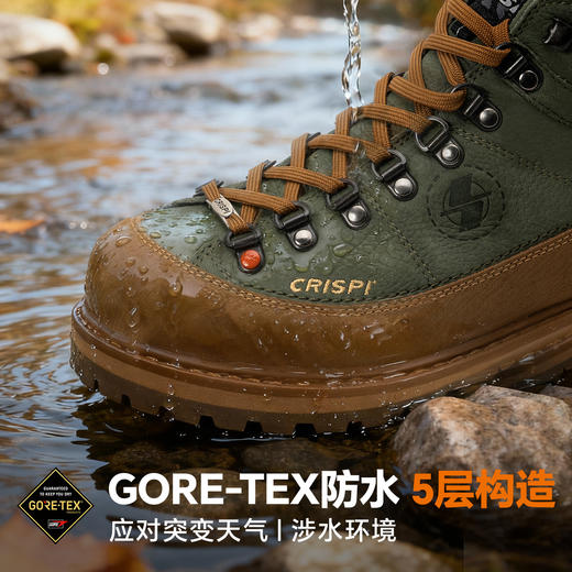 CRISPI意大利秋冬新品防水防滑徒步登山鞋靴工装靴 Monaco Premium 商品图3