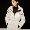 N°28 收腰连帽90白鹅绒服女秋冬中长款高级感加厚抗寒羽绒服外套8855A1Y251 商品缩略图2