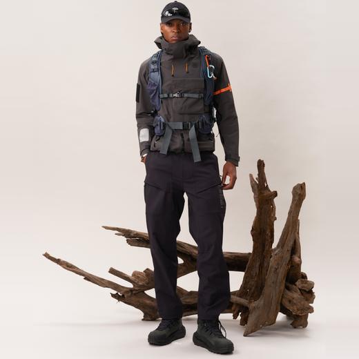 KOOTNEY加绒冲锋裤户外休闲防水软壳裤男UPPERVOID二普纬度 商品图2