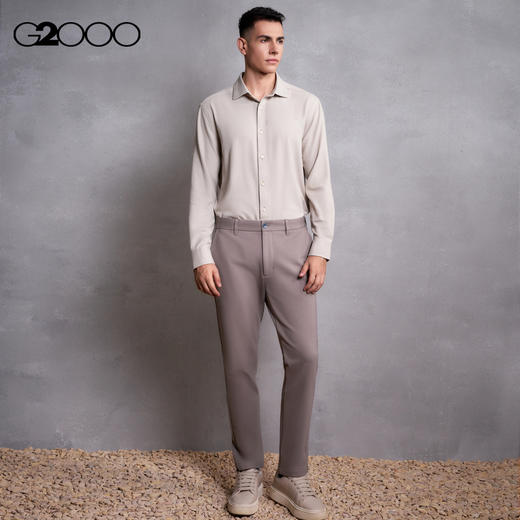 G2000男装Fw25商场新款【多面弹】时尚百搭修身锥形休闲长裤58169967 商品图3