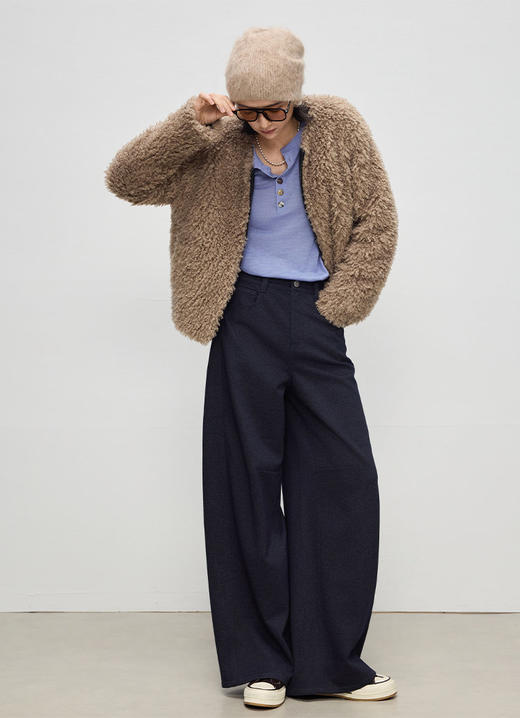 【高品质私服】【D家浮雕提花牛仔窄腰小香蕉裤】垂感饱满还舒弹，既随性不羁，又复古细腻，G1597-CC【无标出货 介意慎拍】 商品图0