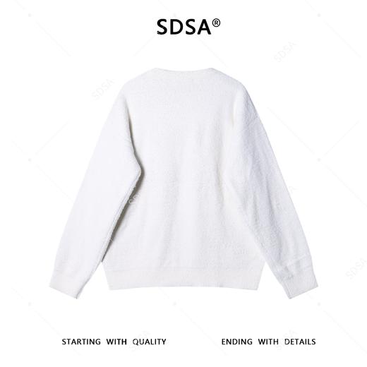 88116SDSA男士秋冬新款痞帅男装简约小狗图案圆领毛衣慵懒风舒适百搭 商品图5