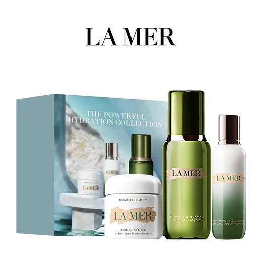 【送礼袋】LAMER海蓝之谜 卓效保湿水乳面霜三件套盒（内含：精粹水150ml+经典面霜60ml+精粹乳50ml）香港直邮 商品图1