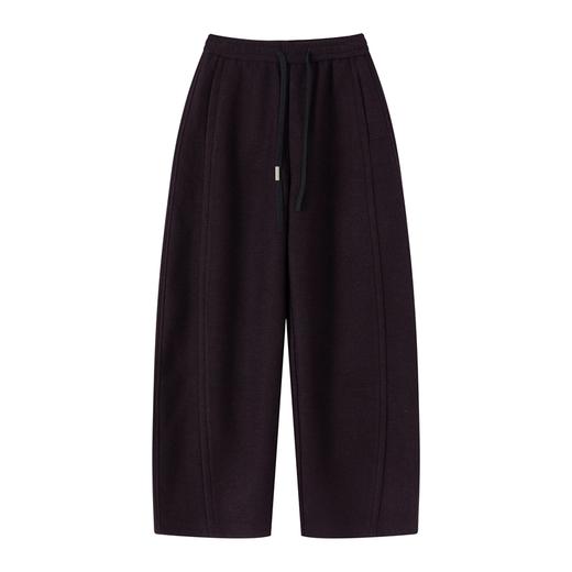 【破价】N°28 2025秋季款设计师抽绳设计长裤女装直筒裤休闲裤895392K021 商品图1