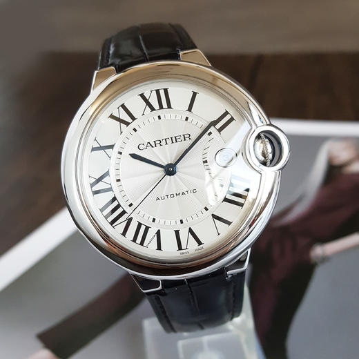 【95新】CARTIER卡地亚W69016Z4自动机械机芯日期显示42mm（男款）蓝气球系列精钢111125NJS17 商品图3