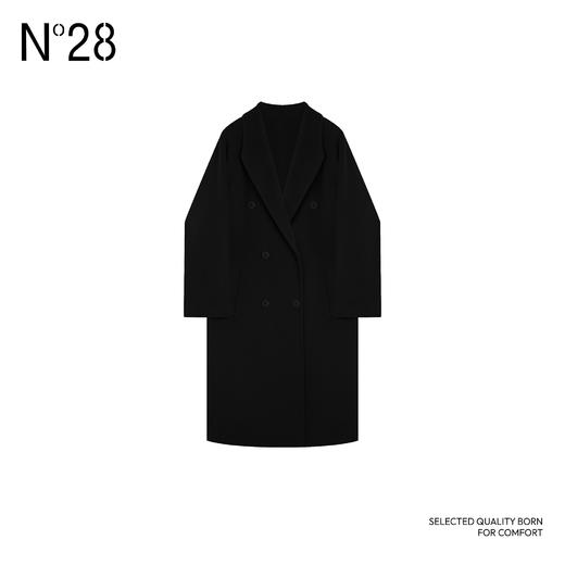 N°28 复古版‘传承801’升级款小个子手缝羊绒毛呢大衣8855A1D815-1 商品图1