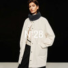 N°28 拼接针织立领90白鹅绒服女秋冬中长款设计感轻薄羽绒服外套 8855A1Y011 商品缩略图2