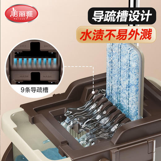 【二代洗刷刷平板拖】美丽雅免手洗家用拖布干湿一拖两用懒人神器 商品图1