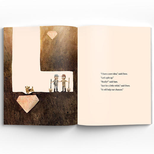 Sam and Dave Dig a Hole 山姆和大卫去挖洞 精装书原版引进 商品图4