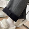 【YW】无忧购羊绒超细条妈妈裤加绒保暖保暖休闲直筒裤2908#（截单后3-5天发货） 商品缩略图6