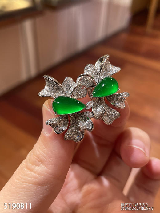 蝴蝶结耳钉【5190811】具体价格微信咨询 商品图1