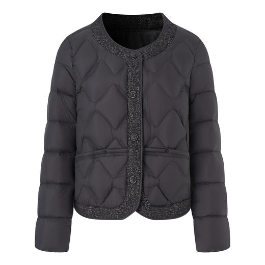 加厚保暖小香风撞料90白鸭绒短款羽绒服外套WLZD2514107 商品图4