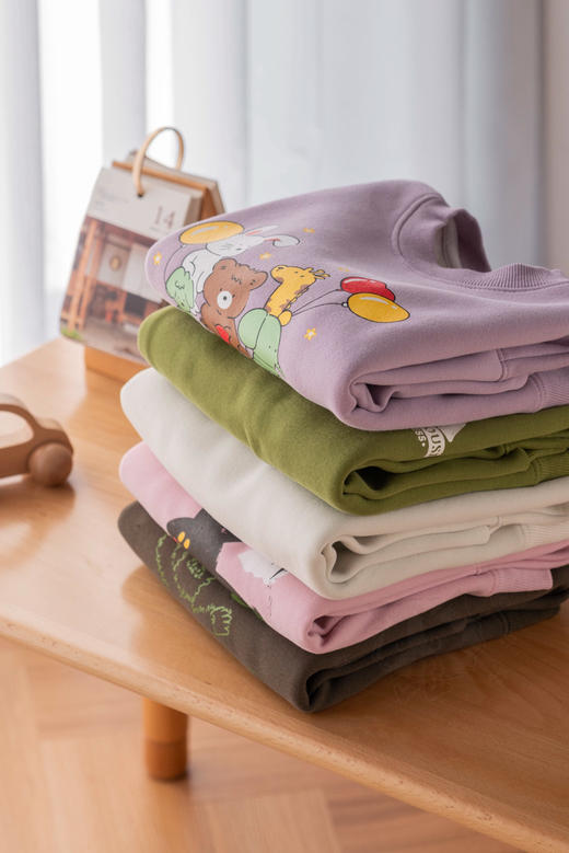 【57.8任选2件】贝叮熊奥粒绒休闲潮童卫衣 商品图5