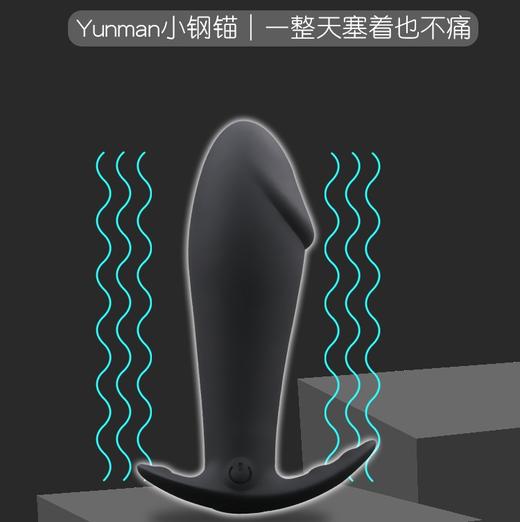 云曼小钢锚外出无线遥控十频震动前列腺按摩器 商品图1