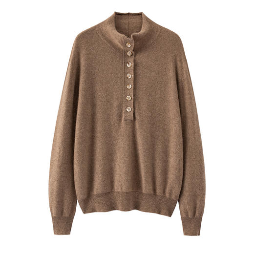 S·Y·C【Baby小羊羔绒+小禾】100纯山羊绒半高领打底衫毛衣女 商品图0