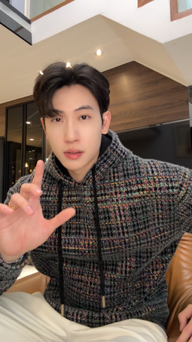 WY1340SDSA男士秋冬新款痞帅男装美式复古彩色格子抽绳连帽卫衣宽松潮流