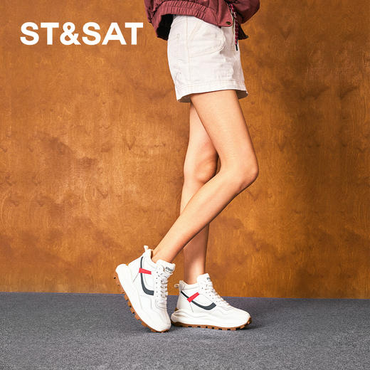 【加绒保暖】星期六潮流活力运动短靴SSD4118524 商品图4