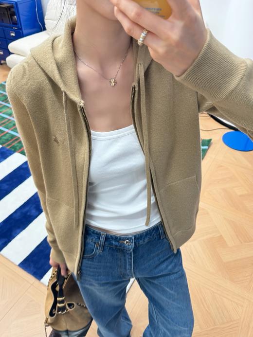 巴宝莉  2025秋冬新品 卡其色羊绒外套 (KX*MM) 商品图2