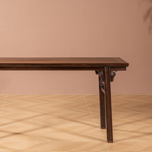 清	红木夹头榫如意云纹平头案 商品图3