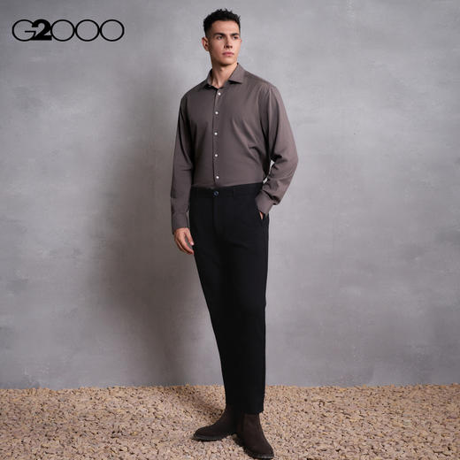 G2000男装Fw25商场新款【多面弹】时尚百搭修身锥形休闲长裤58169967 商品图5