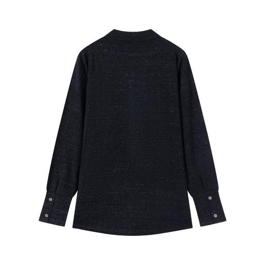 N°28 2025 秋季新款设计师时尚翻领长袖女装衬衫895381M016 商品图3