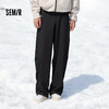 森马休闲裤男冬季宽松阔腿裤2025新款褶皱垂感弯刀裤潮流抽绳裤子 商品缩略图1