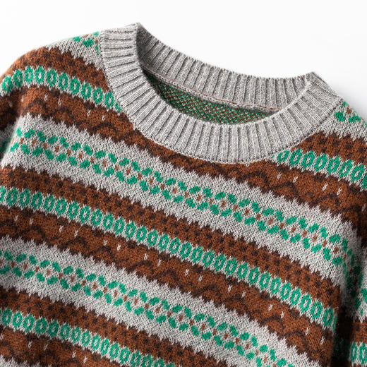 S·Y·C【LP雪景】重磅重工绞花加厚100纯山羊 绒毛衣女CYR240273 商品图1