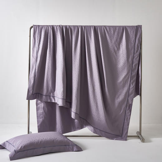 140支长绒棉染色提花四件套-勾勒紫 商品图5