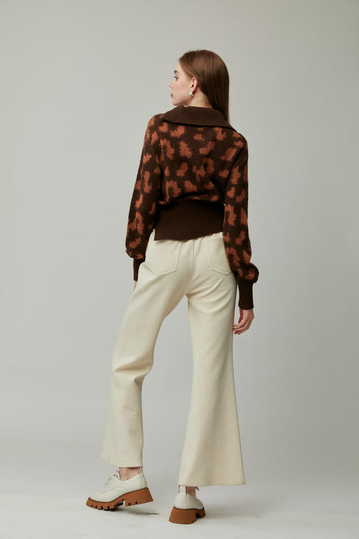 SAFICOO 时尚休闲 精致减龄 马海毛提花毛衫 商品图4