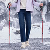 半身缘女裤 冬季棉直筒长裤宽松保暖牛仔裤254102U10120102 商品缩略图3