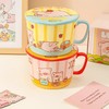 4楼Eubelle欧蓓 川岛屋&lulu猪联名 泡面碗带盖陶瓷拉面大碗 活动价：58元 商品缩略图1