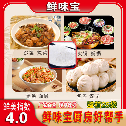 玉兰鲜味宝400g*25袋整箱代替鸡精味精炒菜煲汤火锅麻辣烫烧烤 商品图3