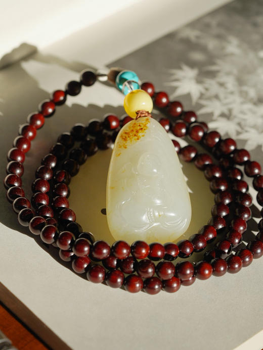 和田玉弥勒佛吊坠 商品图0