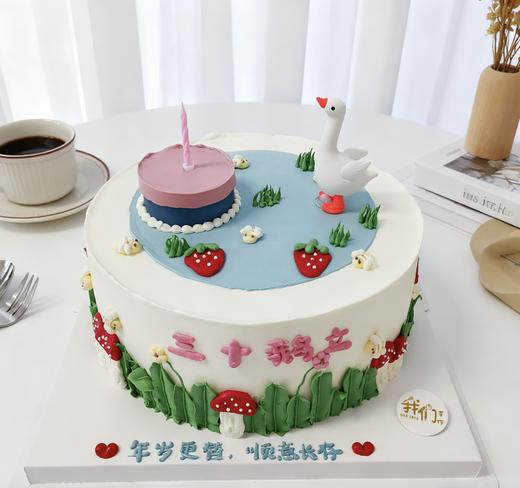三十鹅立卡通蛋糕-低糖处理无添加 商品图8