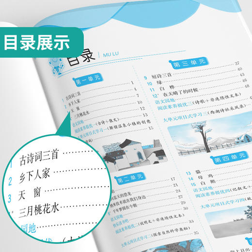 【人教版】2026年春 实验班提优训练  四年级语文(下) 商品图3