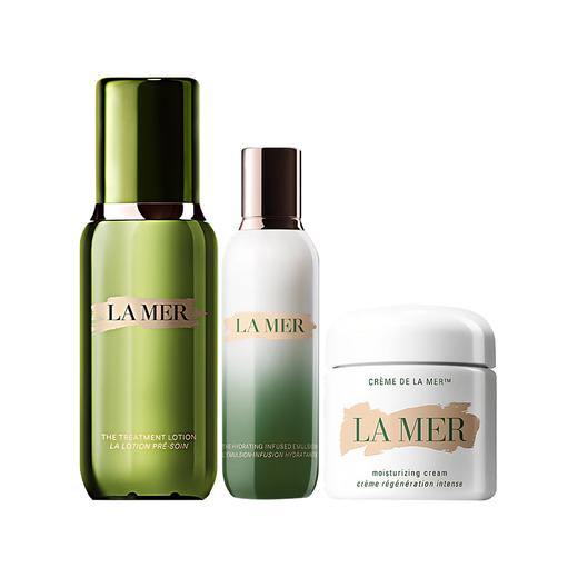 【送礼袋】LAMER海蓝之谜 卓效保湿水乳面霜三件套盒（内含：精粹水150ml+经典面霜60ml+精粹乳50ml）香港直邮 商品图11