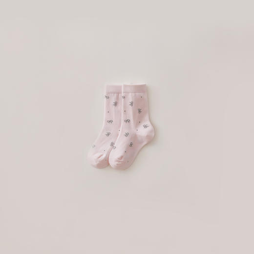 马克珍妮女童四季穿蝴蝶结中筒袜2025年新款551898 商品图2