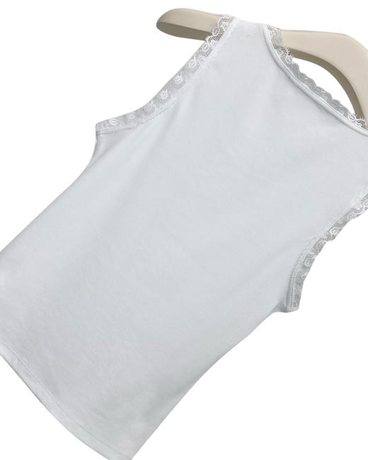 女款修身丝绵蕾丝边背心ba008 商品图2