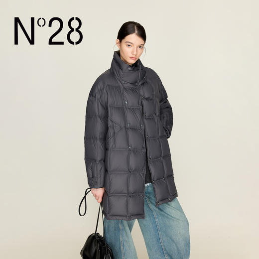 N°28 立领女士秋冬宽松休闲复古保暖外套8955A1R210 商品图1