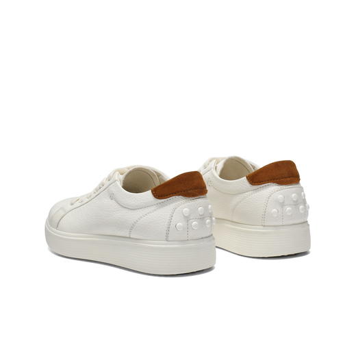 BF楼百丽百搭真牛皮小白鞋子女2026春新商场同款休闲板鞋E9D1DAM6预 商品图3