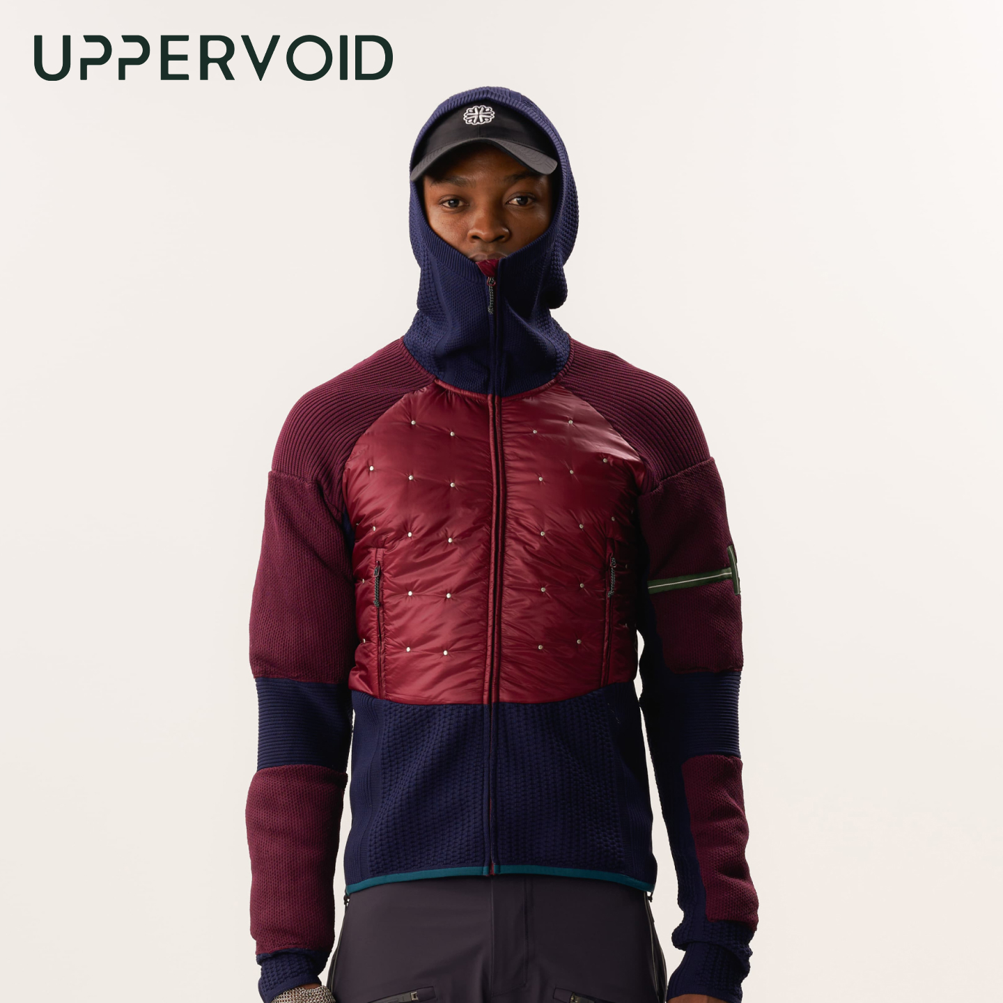 KUNWU夹棉连帽服户外运动外套透气秋新款UPPERVOID二普纬度