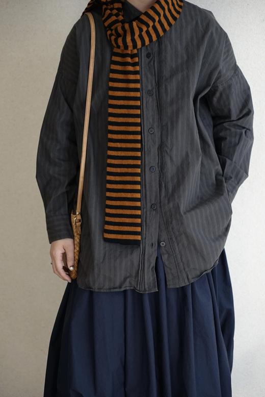 Bergfabel小立领中长款衬衣 商品图1